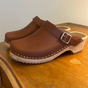 MIA leather clogs size 36 UK. Size 6 US